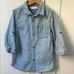 Gap Kids Light Blue Denim Shirt